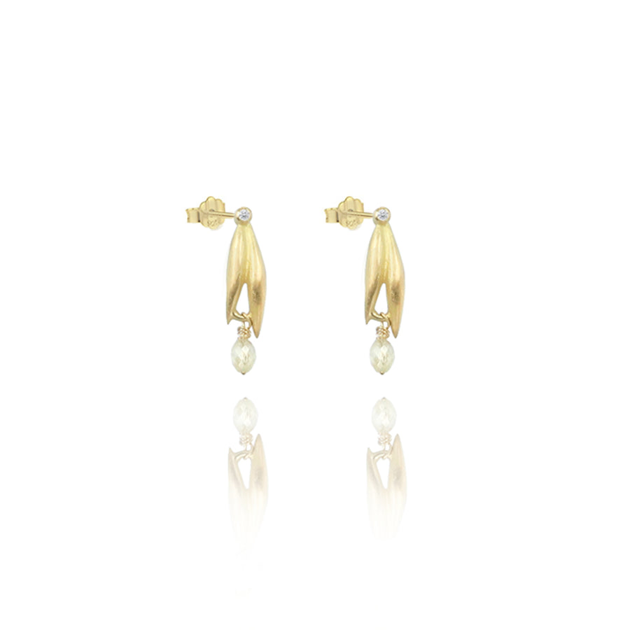 Diamond & Gold Wild Meadow Earrings