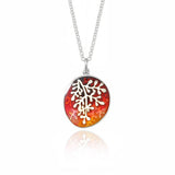 Red Rue Leaf Shadow Necklace Limited Edition