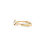 Diamond & Gold Solitaire Ring