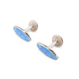 Allium Pale Blue Cufflinks