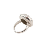 Enamelled Dahlia Diamond Ring Mint