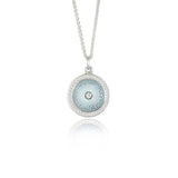 Diamond Diatom Eternity Pendant