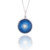 One-off Diamond Diatom Pendant