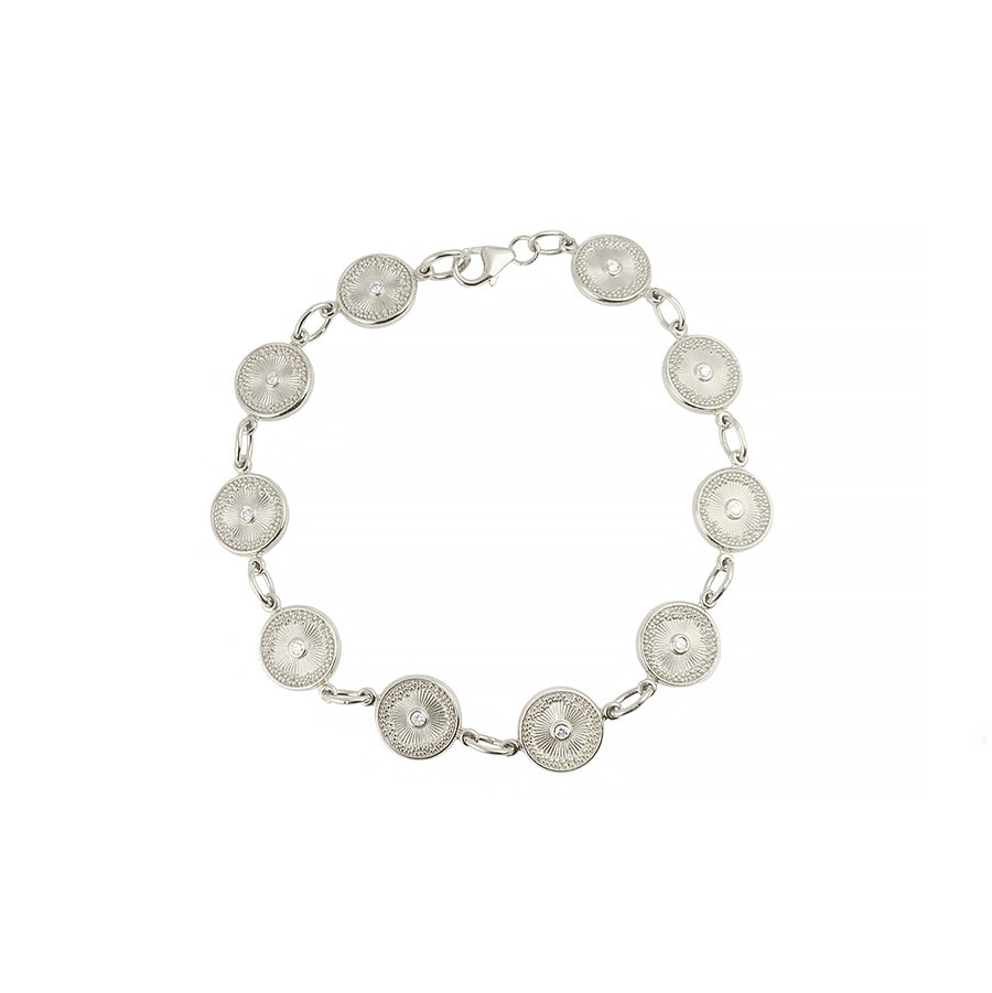 Diamond Eternity Diatom Bracelet