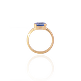 18ct Gold Cornflower Sapphire Ring