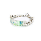 Fern Enamel Identity Bracelet