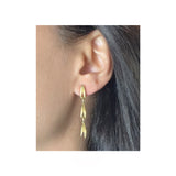 Gold Wild Meadow Long Earrings