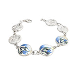 Haru Midnight Blue Enamelled Bracelet