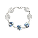 Haru Midnight Blue Enamelled Bracelet