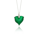 Emerald Green Hosta Necklace