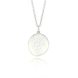 Enamelled Sterling Silver Rue Large Pendants