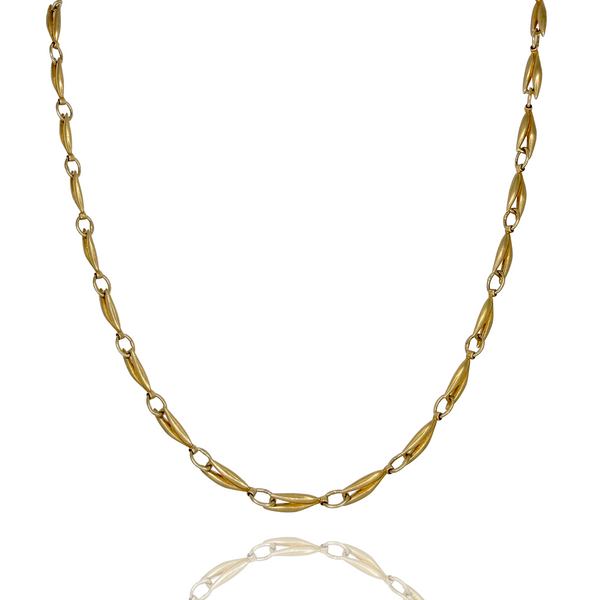 Meadow Grass Seed 18ct Gold Plated Necklace