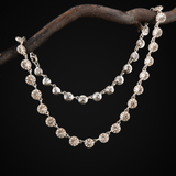 Rose Cut Diamond Eclipse Necklace