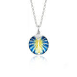 Micro Moth Kingfisher Blue & Golden Yellow Moth Limited Edition