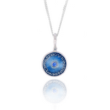 Mini One-off Sapphire Diatom Pendant