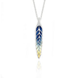 Wheatsheaf Ink Blue Enamel Pendant