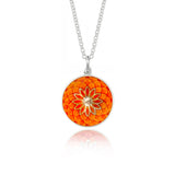 Enamelled Dahlia Necklaces