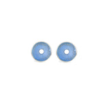 Enamelled Blue Diatom Cufflinks