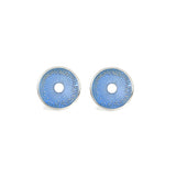 Enamelled Blue Diatom Cufflinks