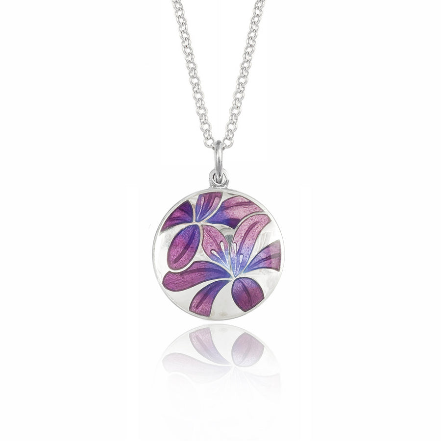Purple Agapanthus Necklace