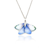 Rarity Diamond Blue Moth Necklace
