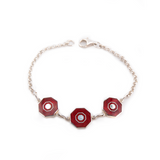 Guilloche Red Bracelet