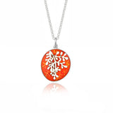 Enamel Rue Orange Pendant