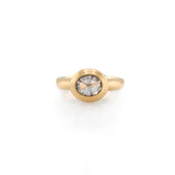 Rose Cut Galaxy Diamond Gold Ring