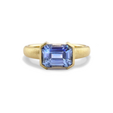 18ct Gold Cornflower Sapphire Ring