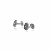 Enamelled Blue Diatom Cufflinks