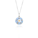Rarity Blue Tudor Rose Pendant