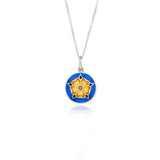 Rarity Honey Yellow Tudor Rose Pendant