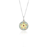 Rarity Grey Tudor Rose Pendant