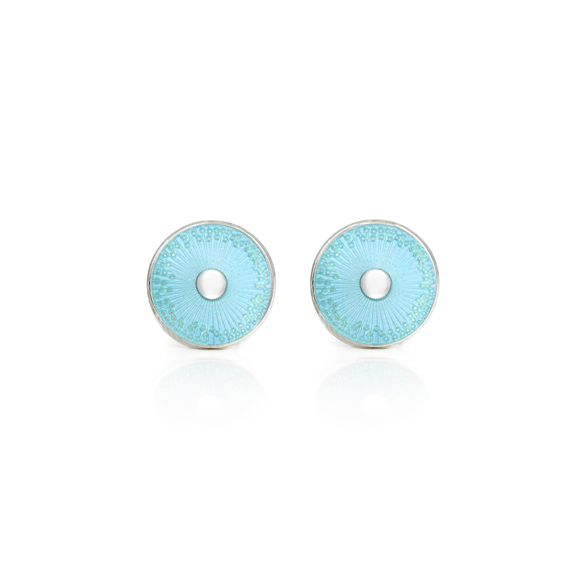 Enamelled Diatom Cufflinks