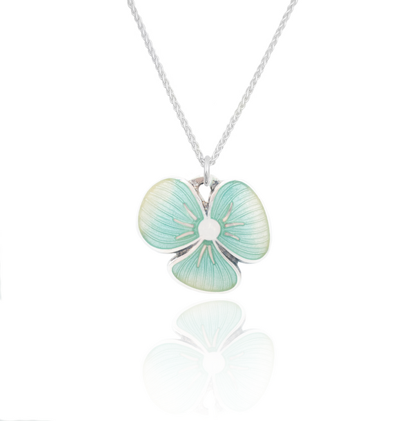Limited Edition Viola Pendant White to Mint
