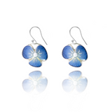 Viola Ink Blue Earrings