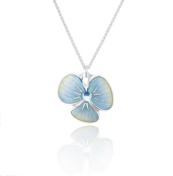 Limited Edition Viola Pendant Soft Green & Blue