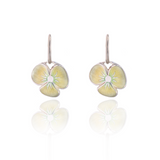 Viola Pale Yellow Earrings