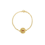 Diamond 18ct Gold-Plated Diatom Bracelet