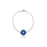 Ink Blue Diamond Diatom Bracelet