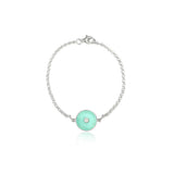 Mint Green Diamond Diatom Bracelet