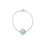 Pale Grey Diamond Diatom Bracelet