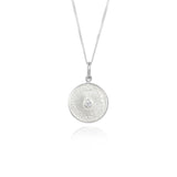 Silver Diatom Pendants