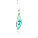 Dragonfly Wing Mint Rarity Enamel Pendant