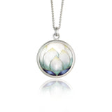 Lotus Enamelled Locket