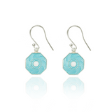 Guilloché Earrings Mint
