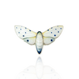 Limited Edition Moth Brooch Spotty White