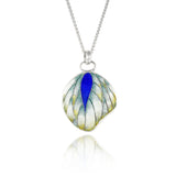 Closed Wing Butterfly Enamel Pendant