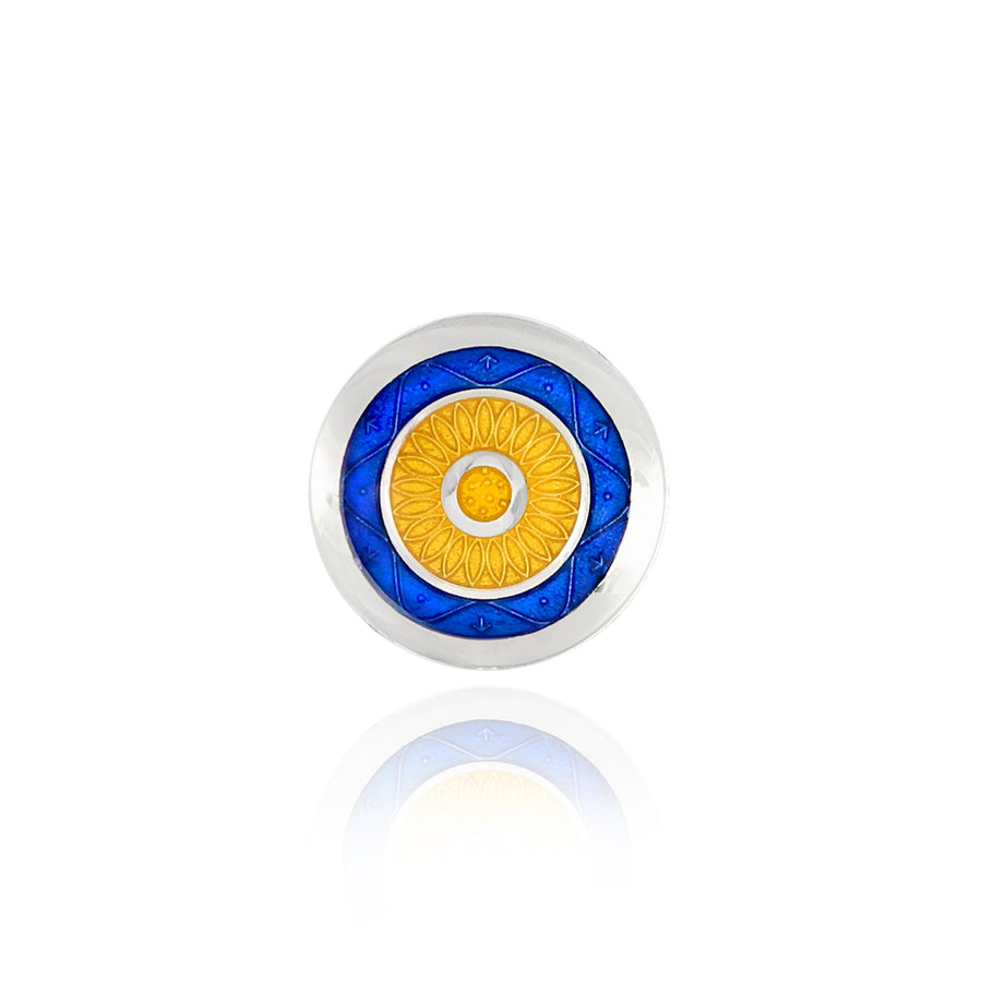 Sunflower Of Peace Lapel Pin - IN SUPPORT OF UKRAINE