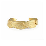 Gold Dragonfly Cuff Bangle